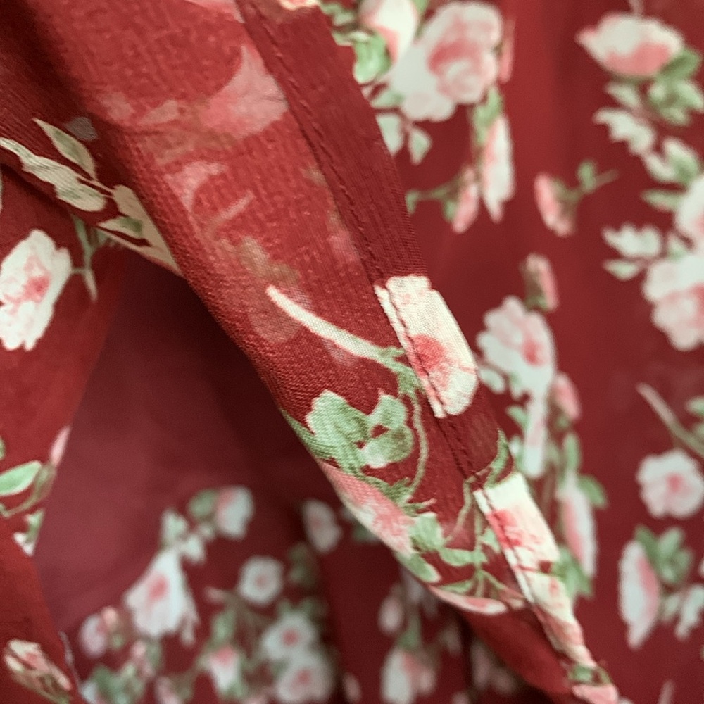 New Lily Rose dress womens size medium floral prairie milkmaid boho feminine - Picture 11 of 15